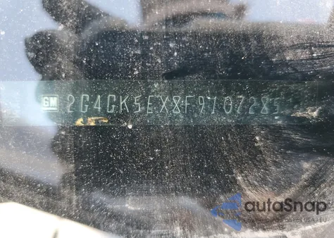 2015 Buick Regal из США, поврежденный, VIN 2G4GK5EX8F9107285